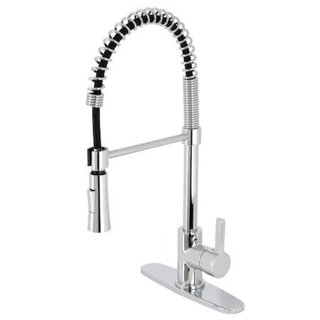 Gourmetier LS8671CTL Continental Single-Handle Pre-Rinse Kitchen Faucet, Chrome LS8671CTL